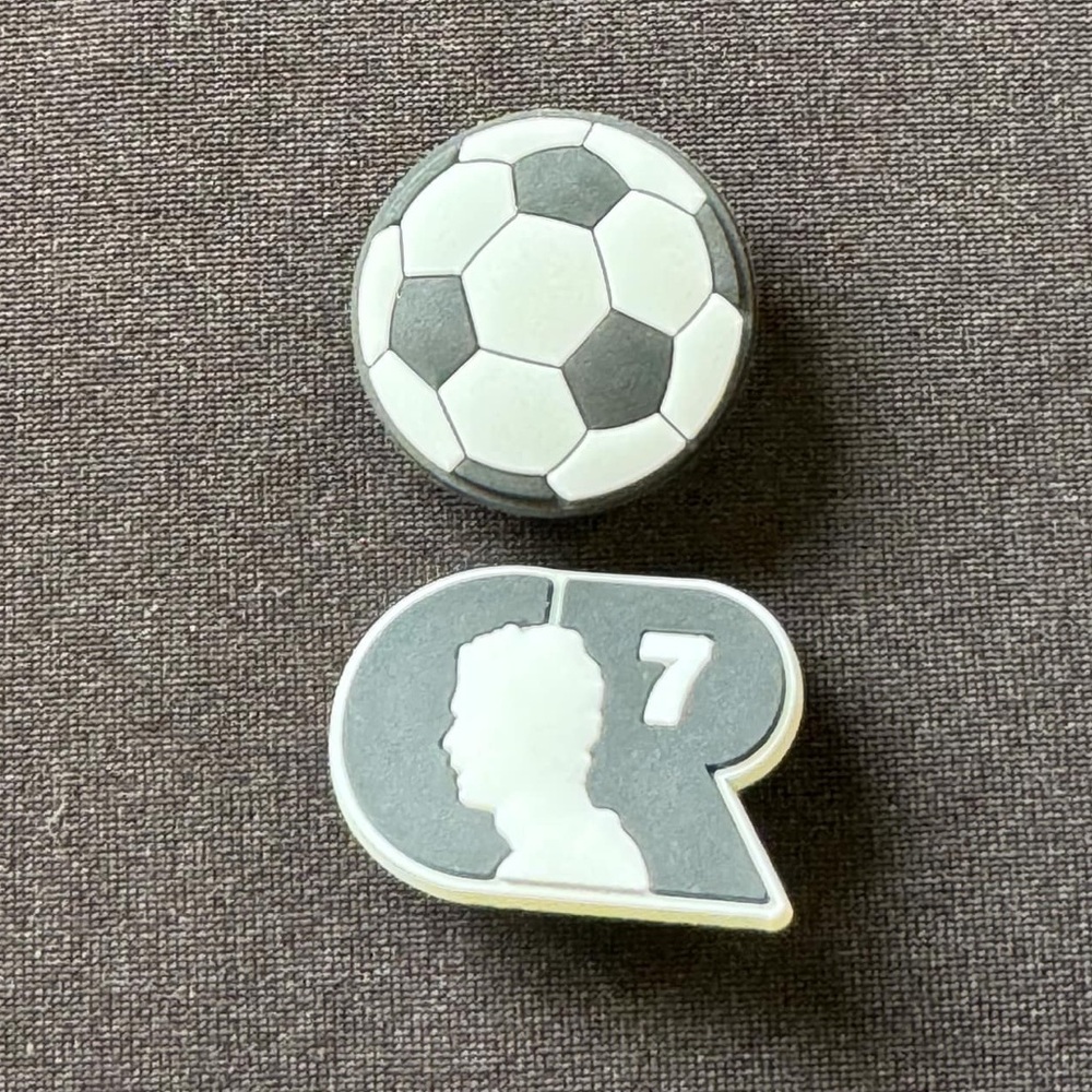Soccer Croc Charm Set